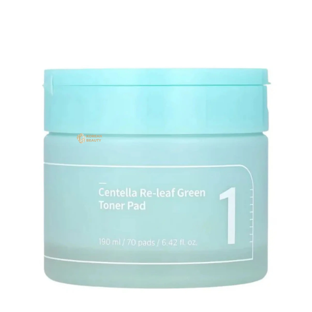 Numbuzin No.1 Centella Re-leaf Green Toner Pad (70 Pads)190ml
