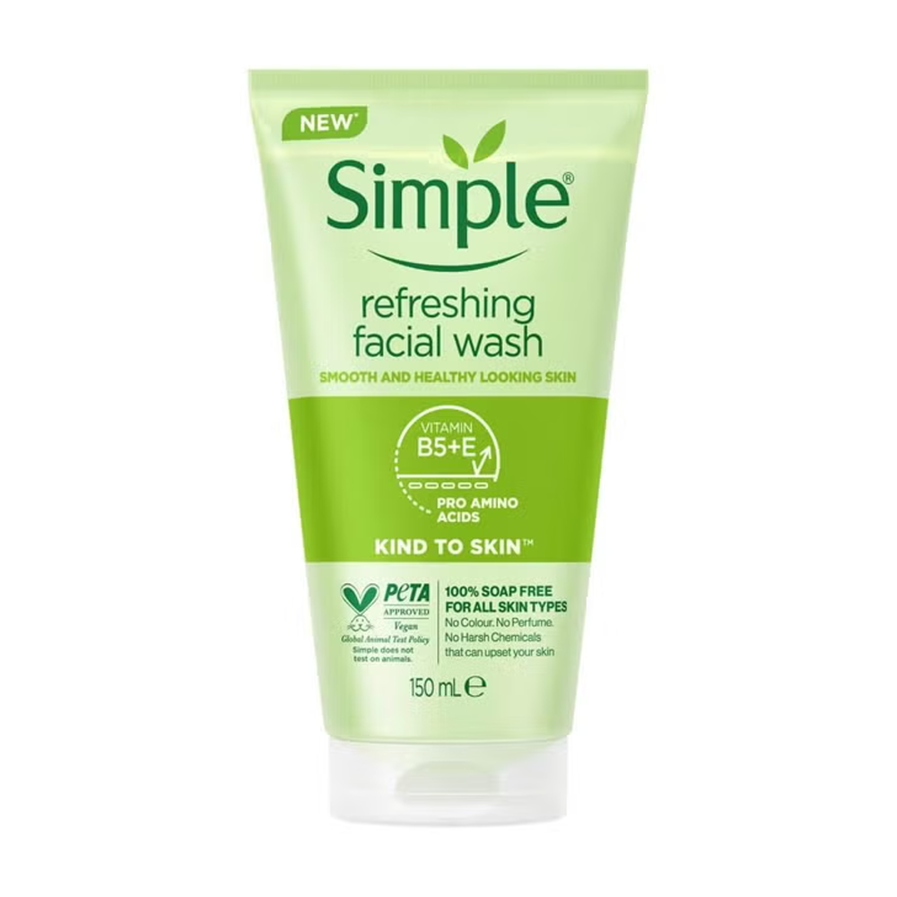 Simple Kind To Skin Refreshing Facial Gel Wash