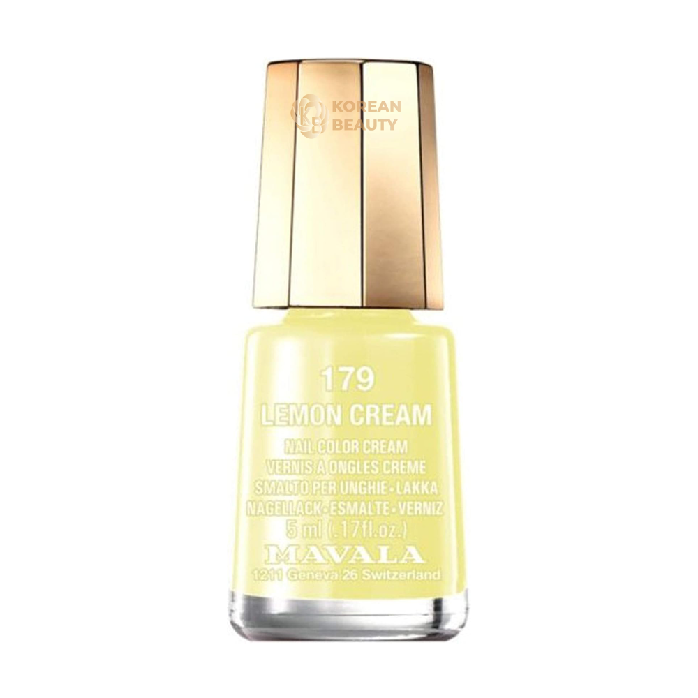 mavala nail color 179 lemon cream-5ml