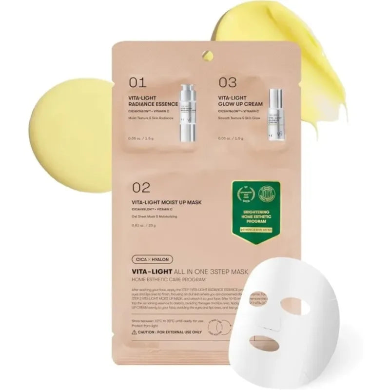 VT COSMETICS vita-light All In One 3 Step Beauty Mask