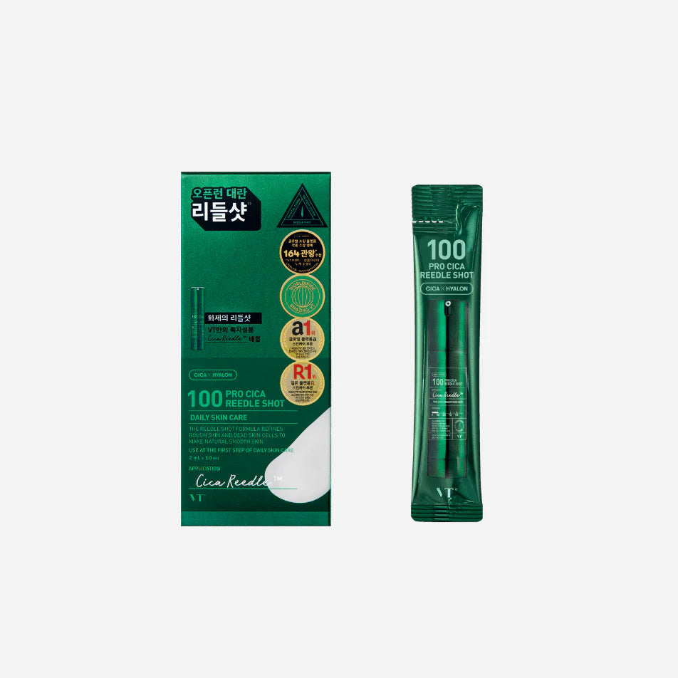 VT COSMETICS 100 PRO CICA REEDLE SHOT 2ml,10 piece