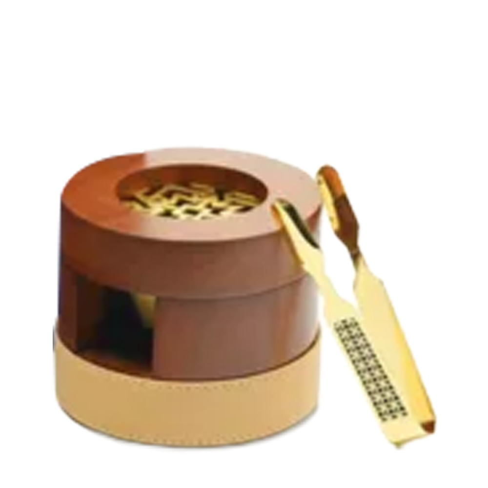 Tropic trading Circular Hair incense Burner Brown