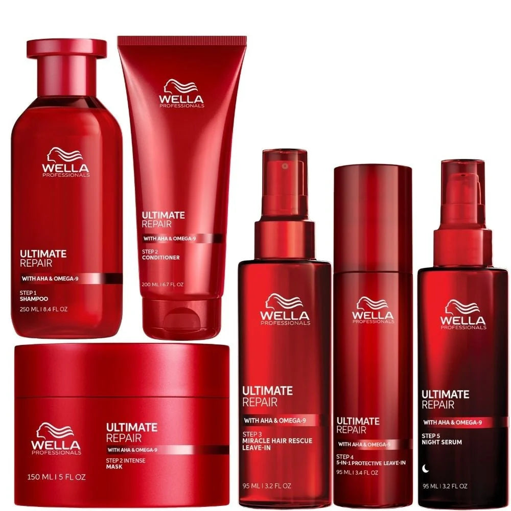 Wella Ultimate Repair Hair Care set-5 steps