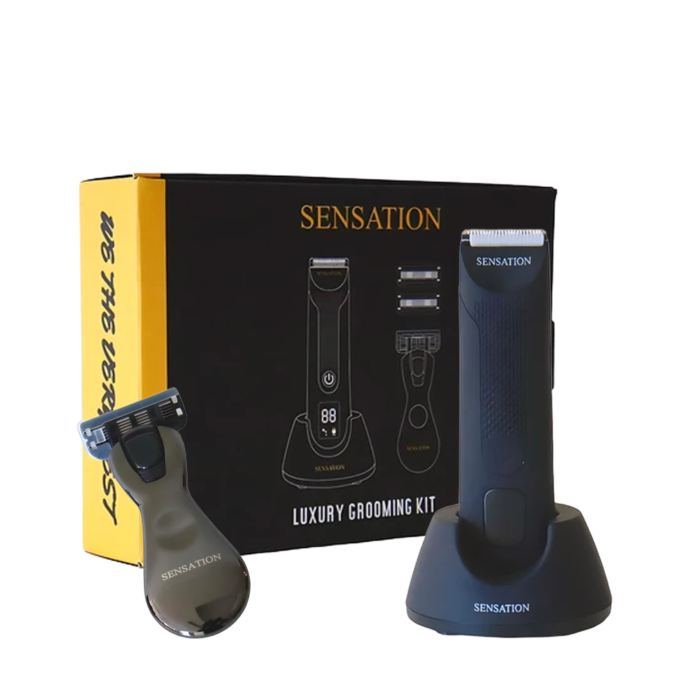 The Sensation 2.0 Trimmer + Crop Shaver For Body And Sensitive Areas - black