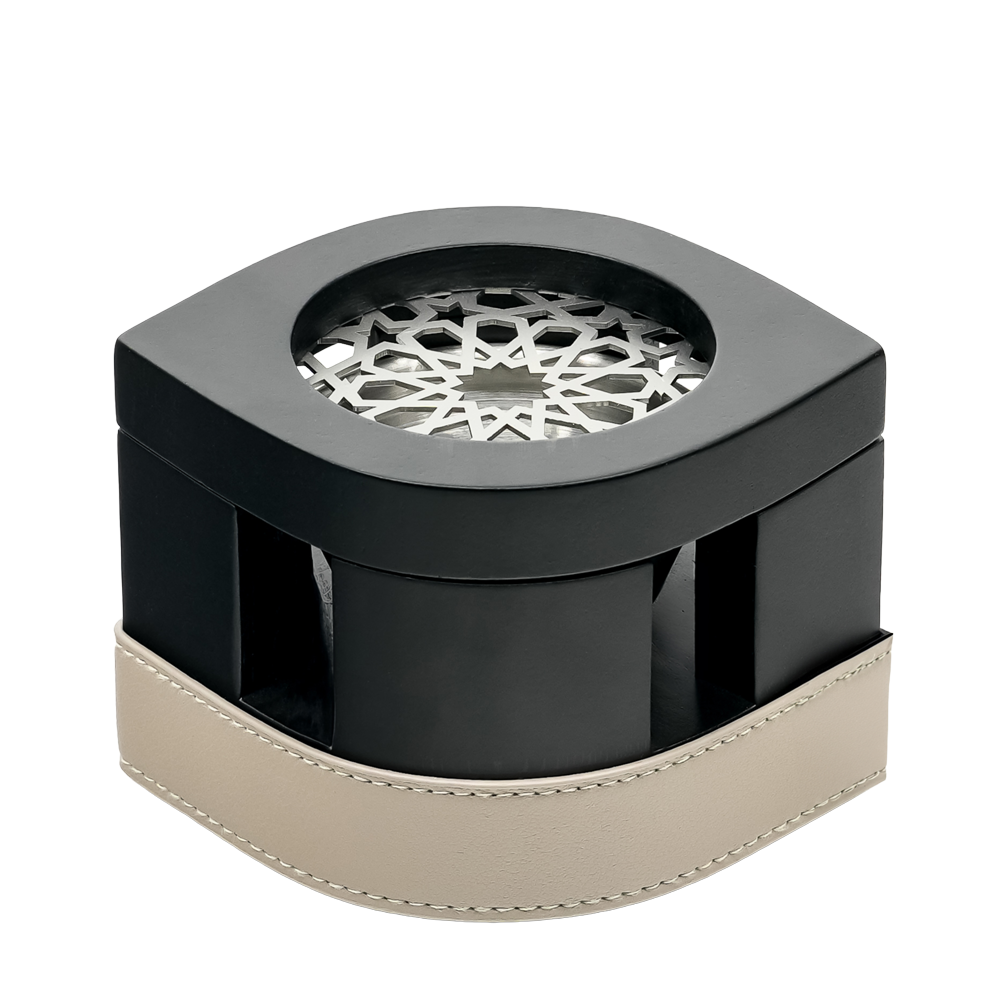 Travel Incense Burner - White With Black Strap
