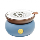 Andalusian Incense Burner - Wooden Light Blue
