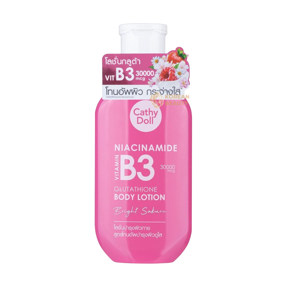 Cathy Doll Niacinamide Vitamin B3 Glutathione Body Lotion 150ml Bright Sakura