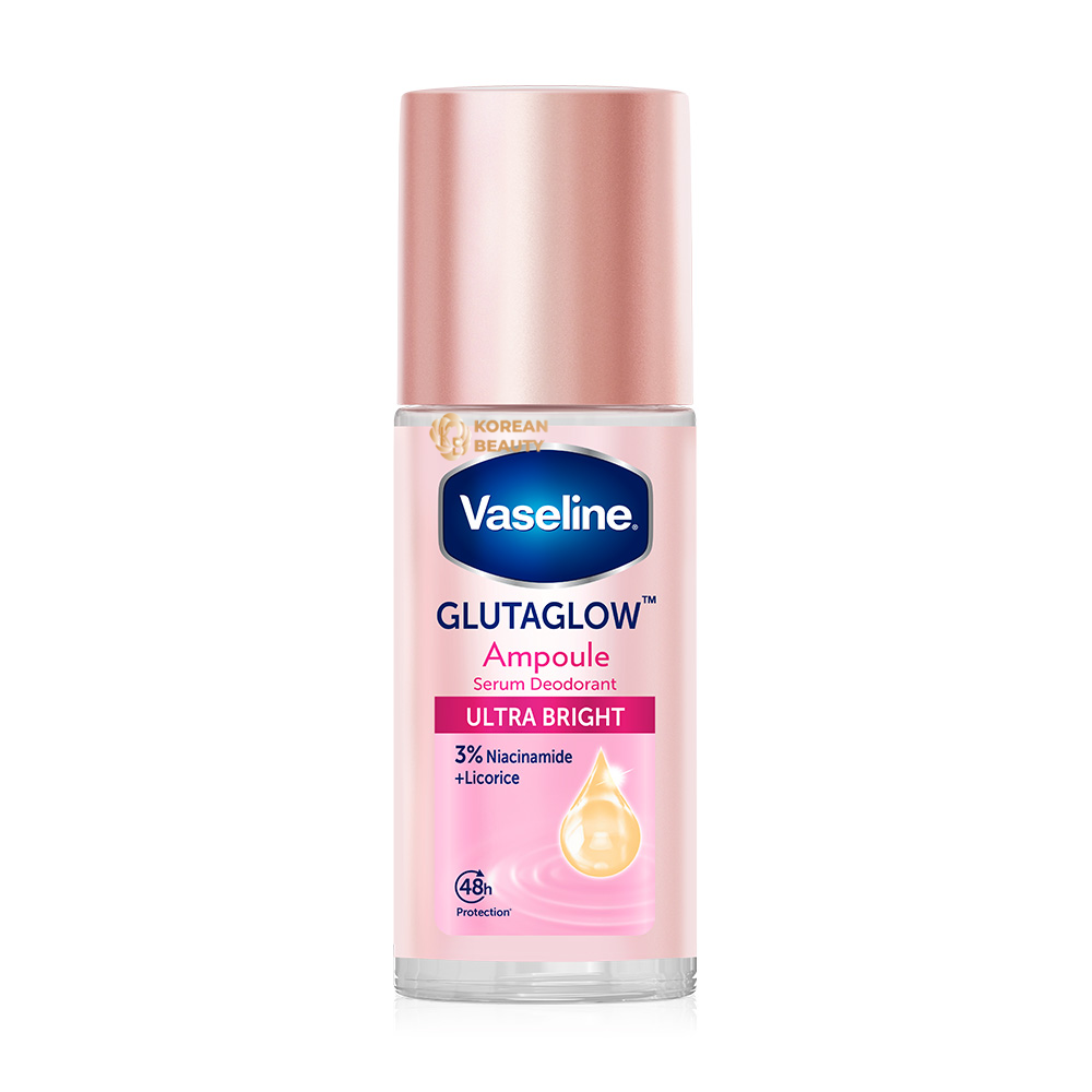 Vaseline Roll-On Serum GlutaGlow Ampoule Deodorant Ultra Bright 45ml