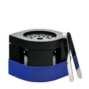 Travel Incense Burner - Black With Blue Strap