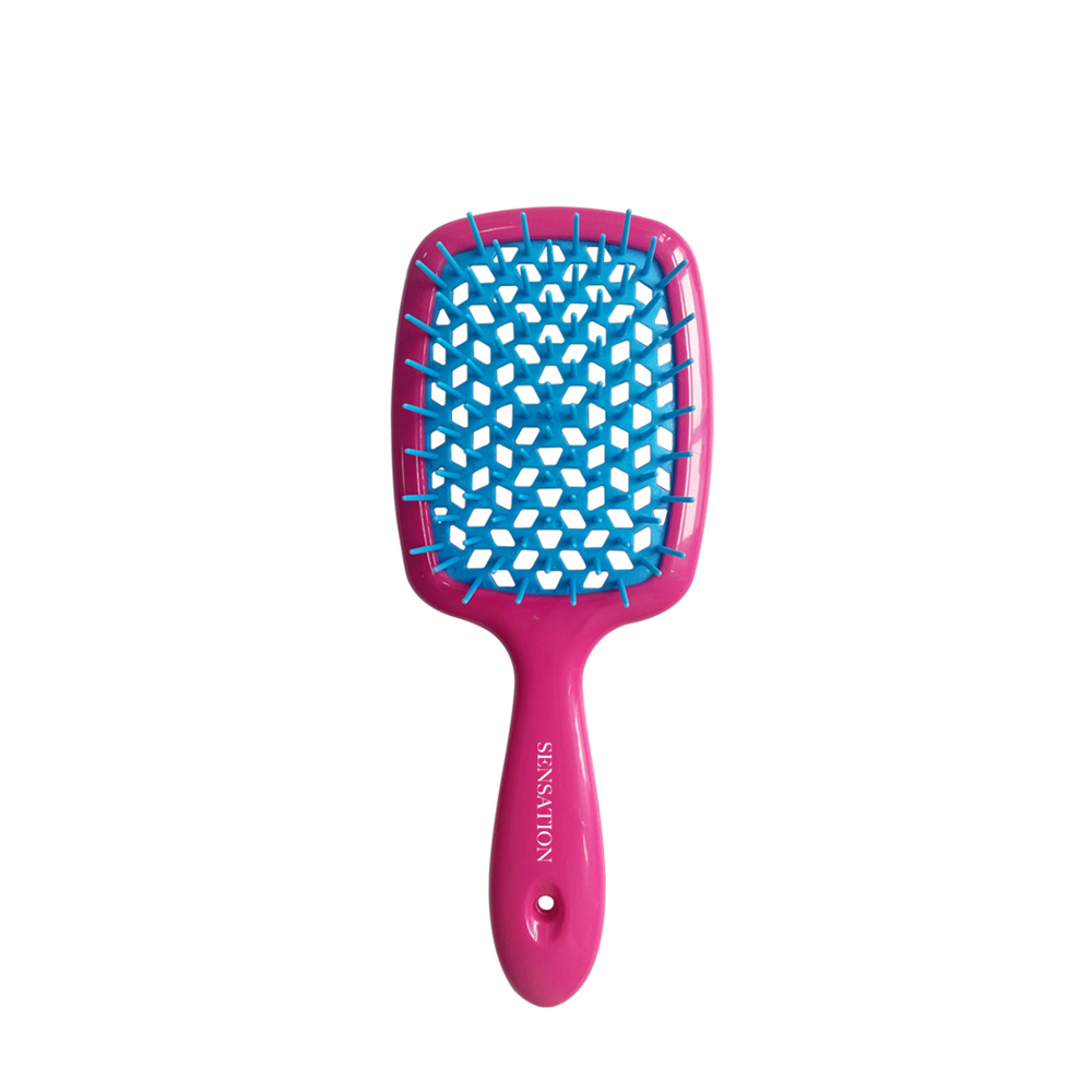Sensation Super Magic Hair Brush - Red & Blue