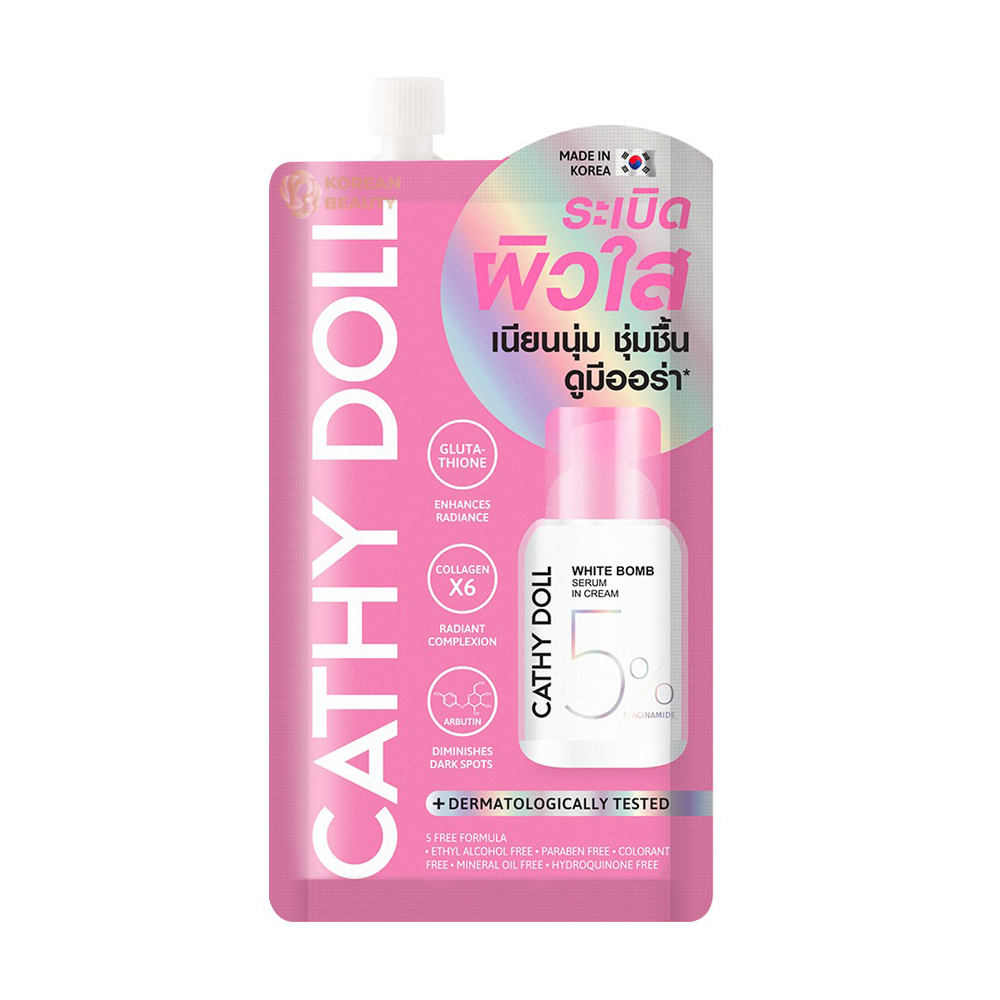 cathy doll white bomb serum in cream 5% niacinamide 7ml