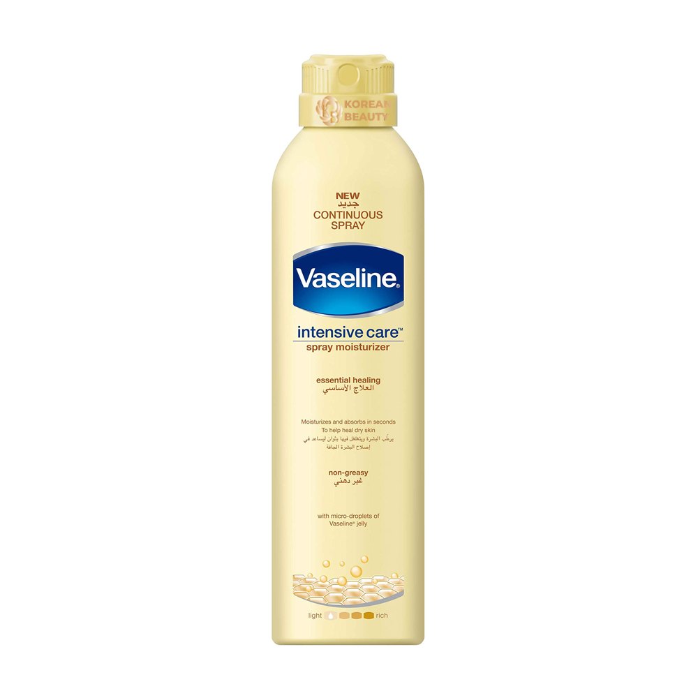 Vaseline Intensive Care Spray Lotion, Essential Healing