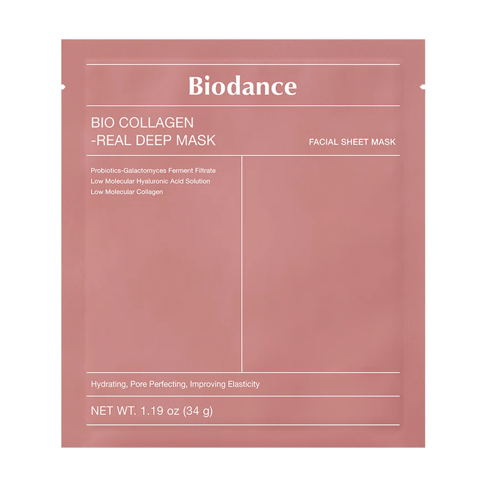 Biodance Bio-Collagen Real Deep Hydrating Overnight Hydrogel Pore Minimizing & Elasticity Improvement Mask 1Pc