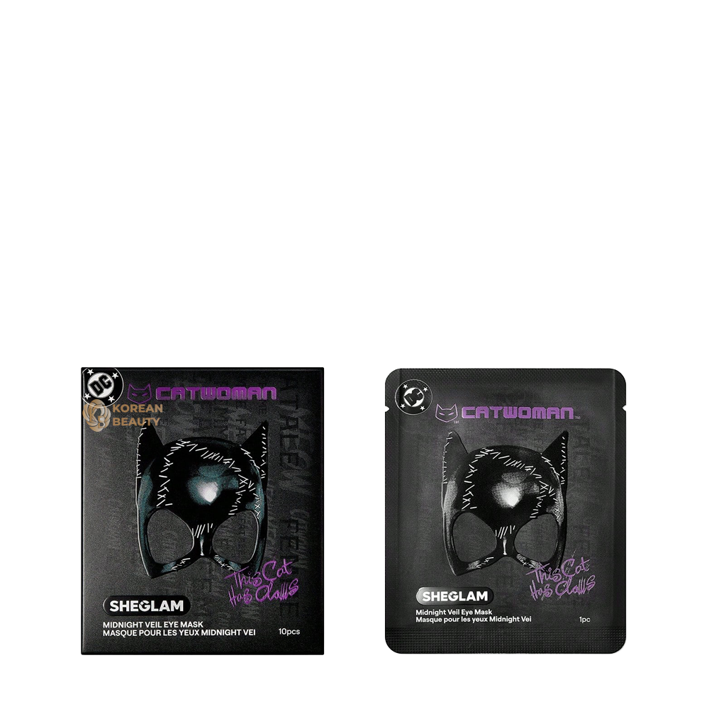 Sheglam CATWOMAN MIDNIGHT VEIL Signature Hydrating Eye Mask 10pcs