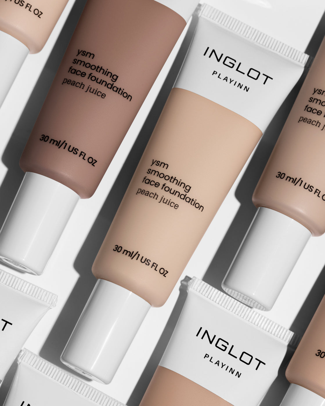 INGLOT Playinn YSM Smoothing Face Foundation Peach Juice - 30ML