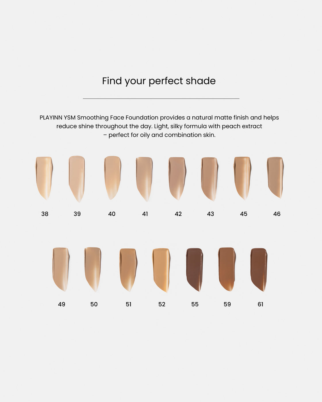 INGLOT Playinn YSM Smoothing Face Foundation Peach Juice - 30ML