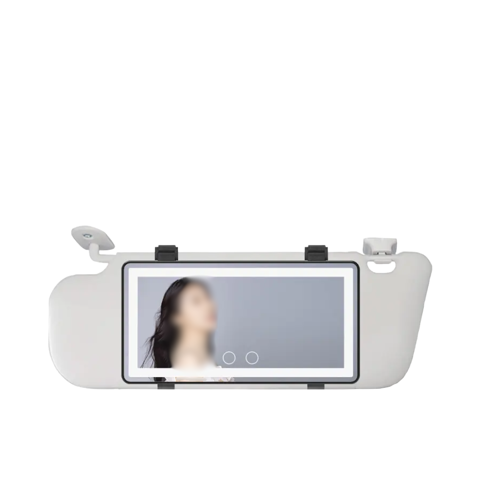 Sun Visor Vanity Mirror With Lights For Car