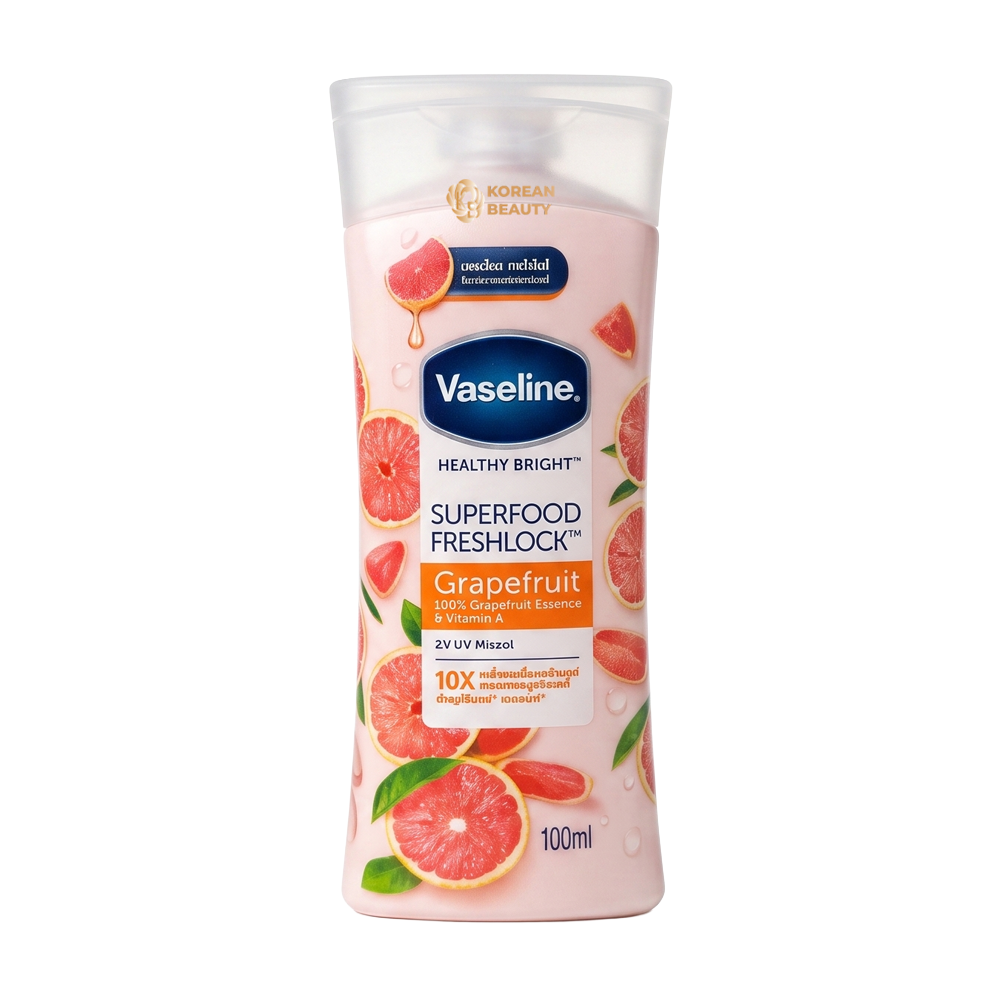 Natural lotion Vaseline Healthy Bright Superfood Fresh Lock Grapefruit 100ml