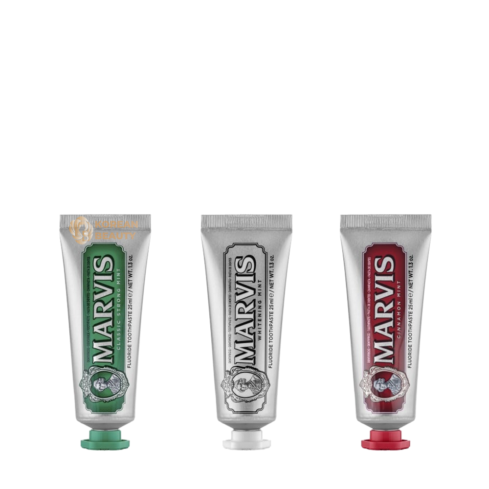 Marvis Travel With Flavour 3 Toothpaste Kit 25ml*3