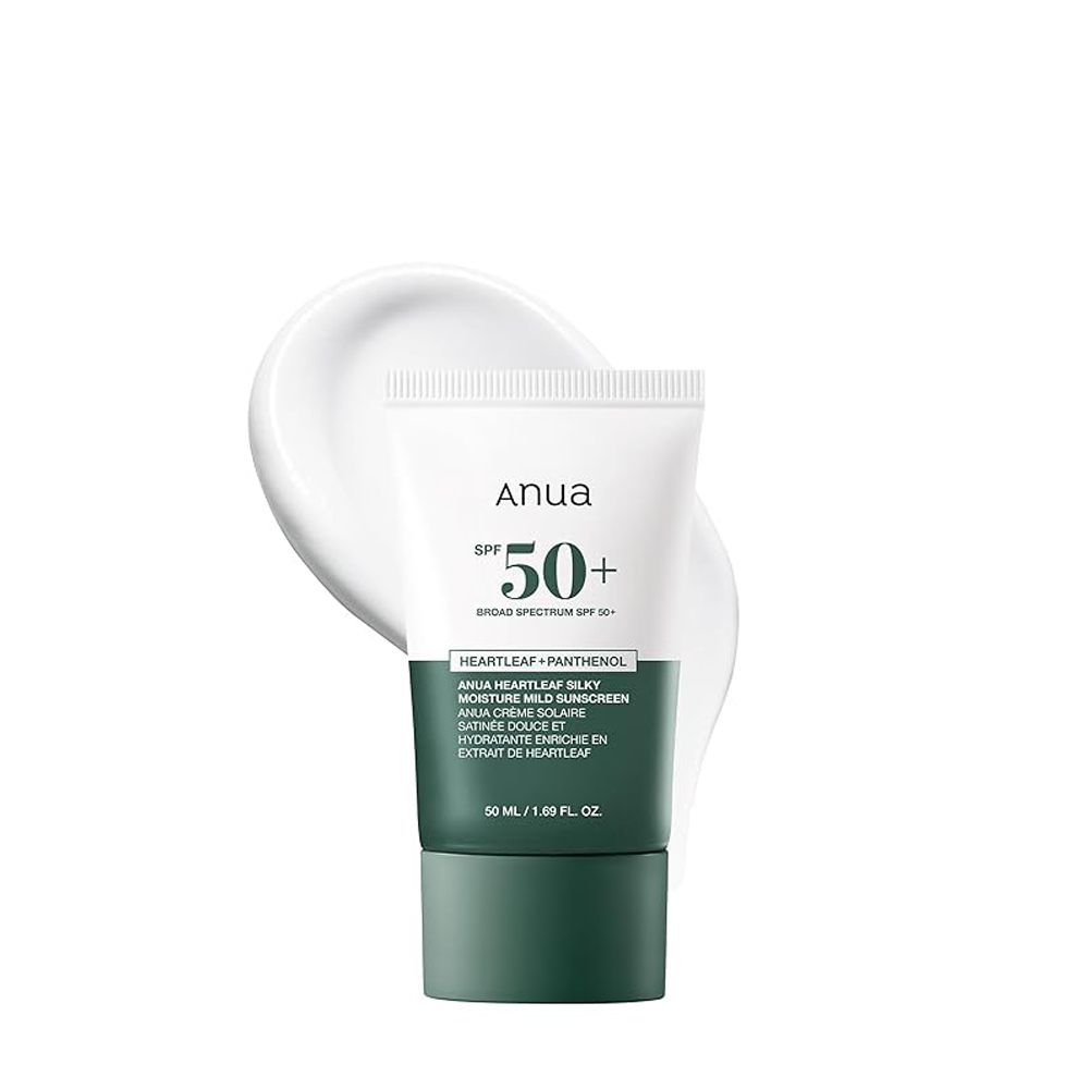 ANUA heartleaf silky moisture sunscreen 50ml